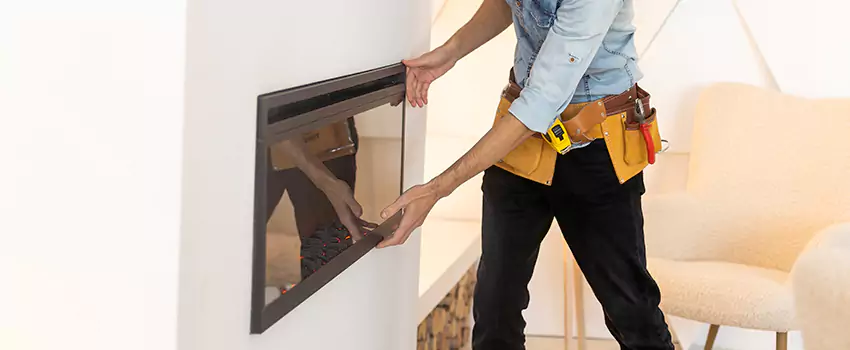 Metal Fireplace Installation in Granite Bay, California