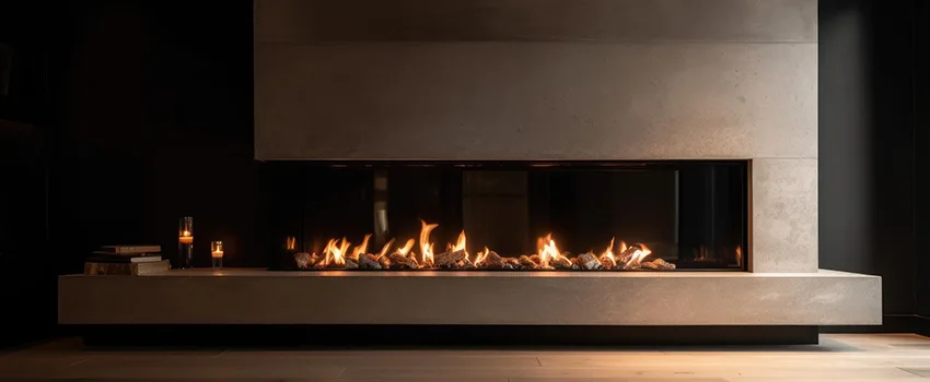 Gas Fireplace Ember Bed Design Services in Granite Bay, California