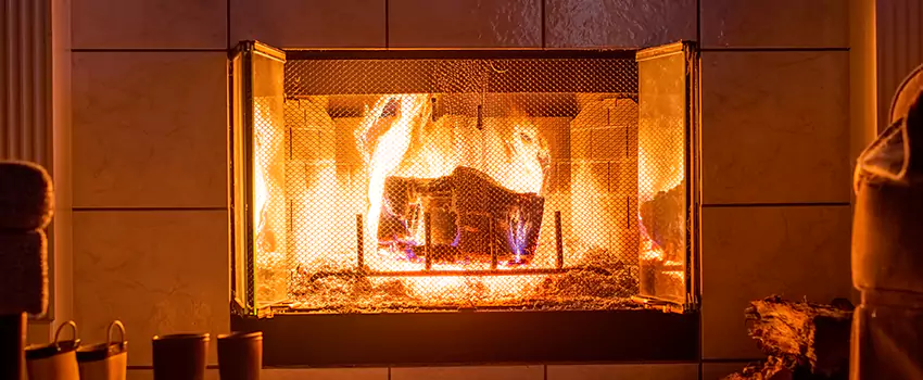 Mendota Hearth Landscape Fireplace Installation in Granite Bay, California