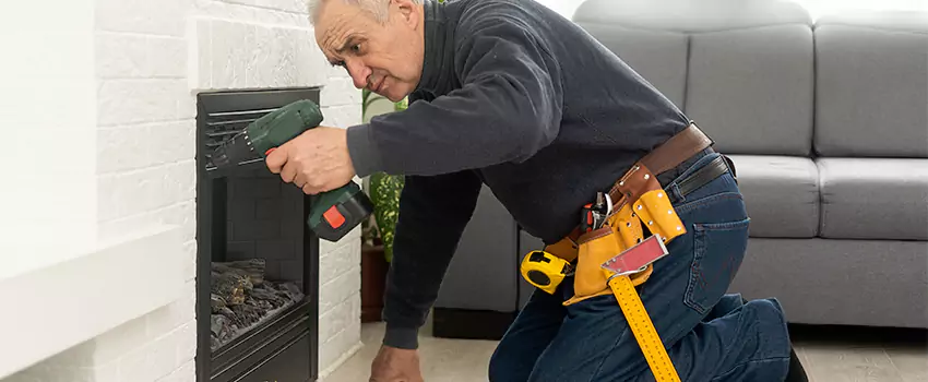 New Indoor Fireplace Installation in Granite Bay, California