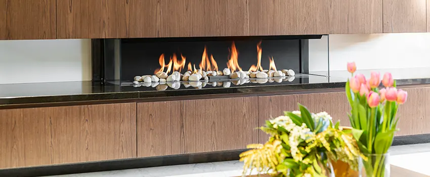 Double-height Fireplace Design Refurbishment in Granite Bay, California